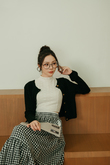 SOFIN KNITTED CARDIGAN (BLACK)