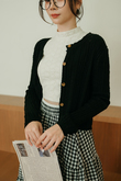 SOFIN KNITTED CARDIGAN (BLACK)