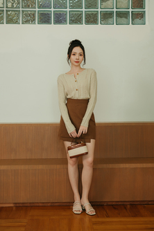 SOFIN KNITTED CARDIGAN (OLD LACE)