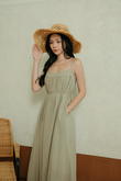 MANDY TENT MAXI DRESS (COOL SAGE)