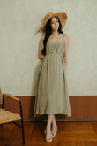 MANDY TENT MAXI DRESS (COOL SAGE)