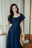ADELE TIERED MAXI DRESS (DARK BLUE)