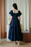 ADELE TIERED MAXI DRESS (DARK BLUE)