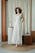 HALSTON HIGH WAISTED JUMPSUIT (CREAM)