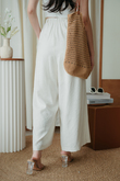 GUNNER HIGH WAISTED PALAZZO (CREAM)