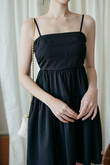 TRACY TIERED MINI DRESS (BLACK)
