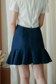 WENDY TRUMPET MINI SKIRT (BLUE) WENDY TRUMPET MINI SKIRT (BLUE)