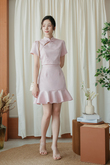 SUE CHEONGSAM TOP (PINK BAMBOO)