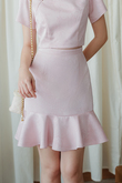 WENDY TRUMPET MINI SKIRT (PINK BAMBOO) WENDY TRUMPET MINI SKIRT (PINK BAMBOO)