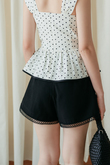 AVIN HIGH WAISTED SHORTS (BLACK) AVIN HIGH WAISTED SHORTS (BLACK)