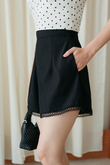 AVIN HIGH WAISTED SHORTS (BLACK) AVIN HIGH WAISTED SHORTS (BLACK)