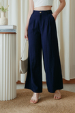 KENJI HIGH WAISTED PANTS (BLUE)