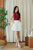 THEODORA BALLOON SKIRT (EYELET)