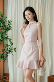 PERLE CHEONGSAM TOP (PINK BAMBOO)