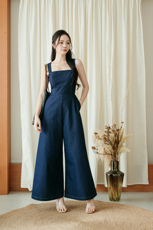 PANDRA WIDE LEG JUMPSUIT (BLUE)