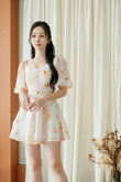 RIAN SWEETHEART POCKET PLAYSUIT (FLORAL)