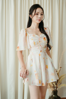 RIAN SWEETHEART POCKET PLAYSUIT (FLORAL)