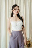 PETRIA CAMI CROP TOP (WHITE)