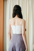 PETRIA CAMI CROP TOP (WHITE)