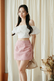 DOE MID WAIST SKORT (PINK)