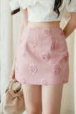 DOE MID WAIST SKORT (PINK)