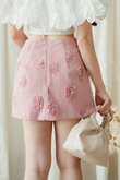 DOE MID WAIST SKORT (PINK)