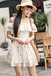 WENNY OFF SHOULDER MINI DRESS (ORANGE FLORAL)