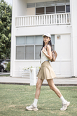 BONNY BUTTON FRONT VEST TOP (CREAM)