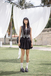 BONNY BUTTON FRONT VEST TOP (BLACK CHECKERED)