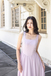 VIENNA SQUARE NECK BALLON DRESS (LAVENDER)