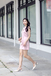 HAE HALTER NECK MINI DRESS (PINK BAMBOO)
