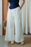 ZENDA HIGH WAISTED PALAZZO (CREAM) ZENDA HIGH WAISTED PALAZZO (CREAM)
