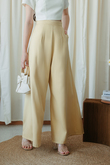 ZENDA HIGH WAISTED PALAZZO (YELLOW) ZENDA HIGH WAISTED PALAZZO (YELLOW)