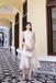  LEVINIA MANDARIN COLLAR MIDI DRESS (3D FLORAL)
