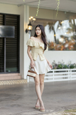 SHAE OFF SHOULDER TOP (YELLOW)