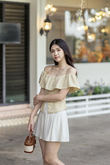 SHAE OFF SHOULDER TOP (YELLOW)