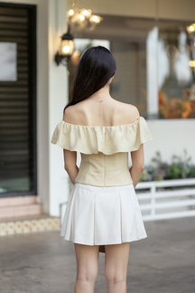 SHAE OFF SHOULDER TOP (YELLOW)