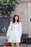 NEVAEH SWEETHEART MINI DRESS (FLORAL)