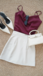 HEIZE COWL NECK TOP (MAROON)