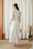 GIGI HALTER NECK MAXI DRESS (CREAM FLORAL) GIGI HALTER NECK MAXI DRESS (CREAM FLORAL)