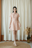LENNICE CHEONGSAM MINI DRESS (PINK)