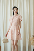 LENNICE CHEONGSAM MINI DRESS (PINK)