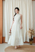 BENNY MAXI CHEONGSAM DRESS (CREAM)