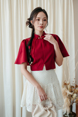VANYA CHEONGSAM CROP TOP (RED)