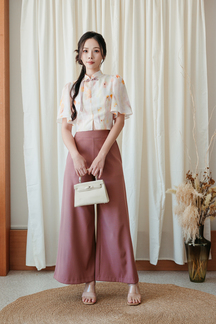 VANYA CHEONGSAM CROP TOP (FLORAL)