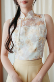 RUYI CHEONGSAM CROP TOP (FLORAL)