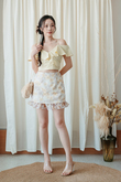 REECE RUFFLES SKORT (FLORAL)