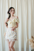 REECE RUFFLES SKORT (FLORAL)