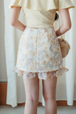 REECE RUFFLES SKORT (FLORAL)