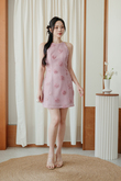 HAYZEE HALTER NECK DRESS (PINK)